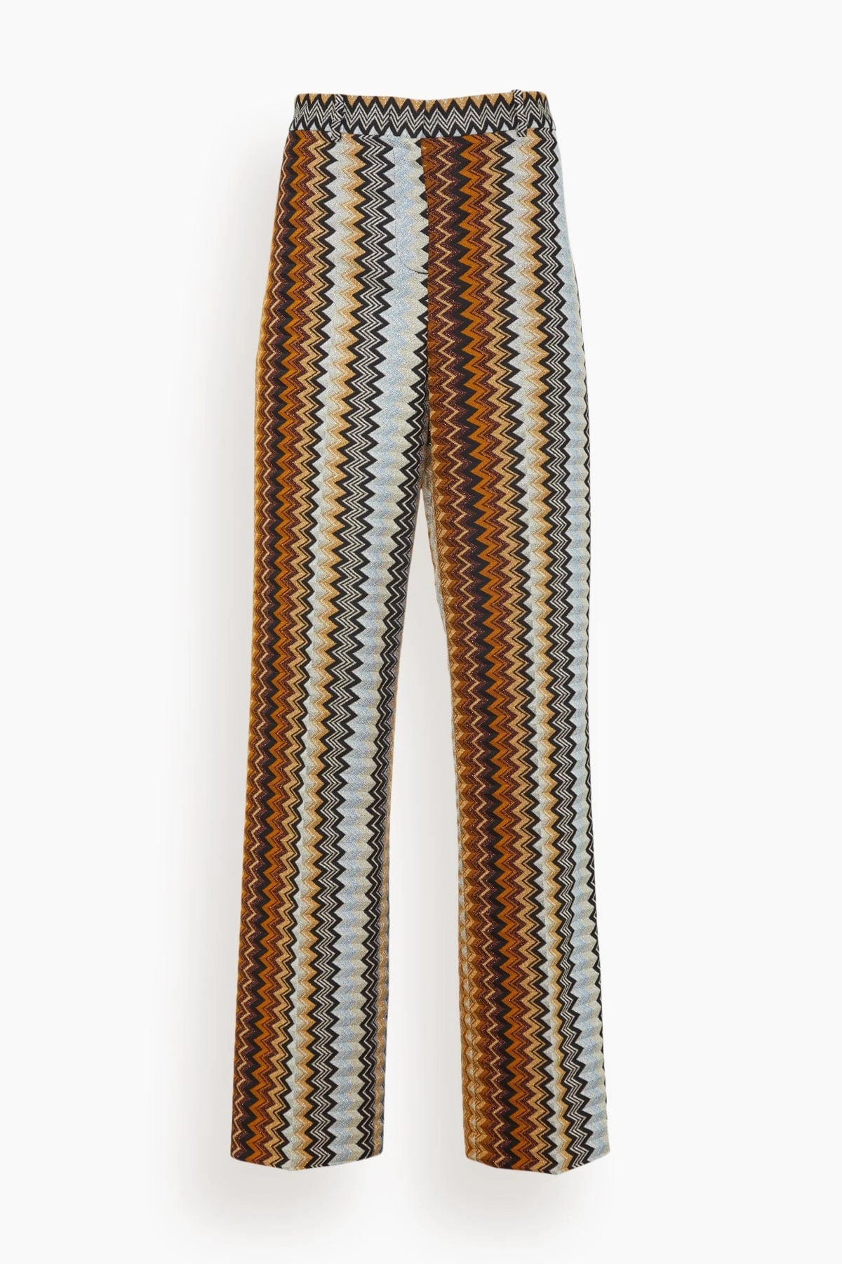 Missoni Trousers In Multi Brown Shades 1 Missoni Trousers In Multi Brown Shades