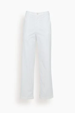 NILI LOTAN Eliot Boy Pant In White