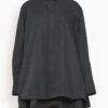 Sacai Cotton Poplin Dress In Black