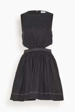 Carlisle Cut Out Mini Dress In Black