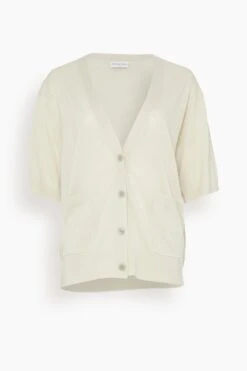 Dries Van Noten Tulie Cardigan In Ecru
