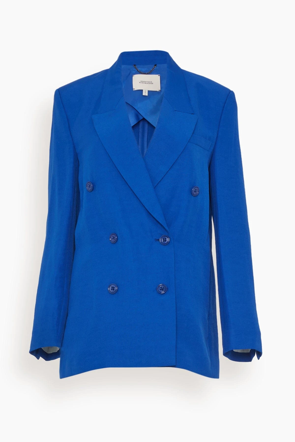 DOROTHEE SCHUMACHER Summer Cruise Jacket In Royal Blue 1 DOROTHEE SCHUMACHER Summer Cruise Jacket In Royal Blue