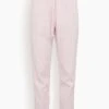 Rex Twill Pant In Pink Dust