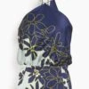 Chantal Blouse In Navy Citrine Floral