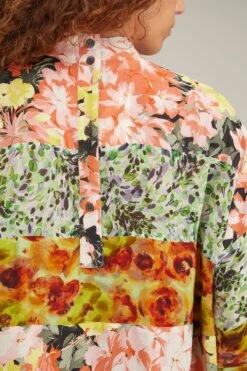 Dries Van Noten Carin Patch Shirt In Orange -Dries Van Noten Shop CarinPatchShirtinOrange 4