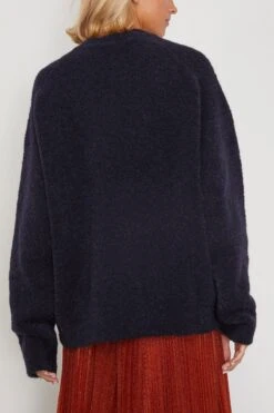 Korti Sweater In Dark Navy -Dries Van Noten Shop ChristianWijnants KortiSweaterinDarkNavy 3