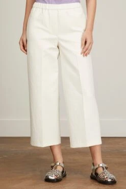 Priva Trouser In Ivory -Dries Van Noten Shop ChristianWijnantsPrivaTrouserinivory 2