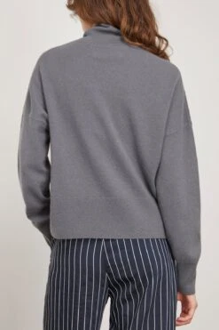 Samsoe Samsoe Nola Turtleneck In Iron Gate -Dries Van Noten Shop Samsoe NolaTurtleneckinIronGate 3