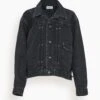 New Classic Jean Jacket In Black Selvedge