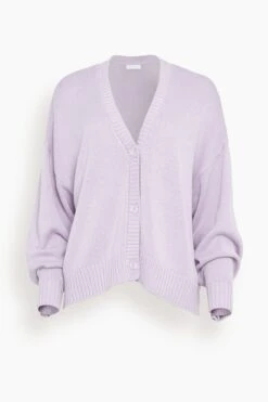 Ollie Button Front Cardigan In Prism