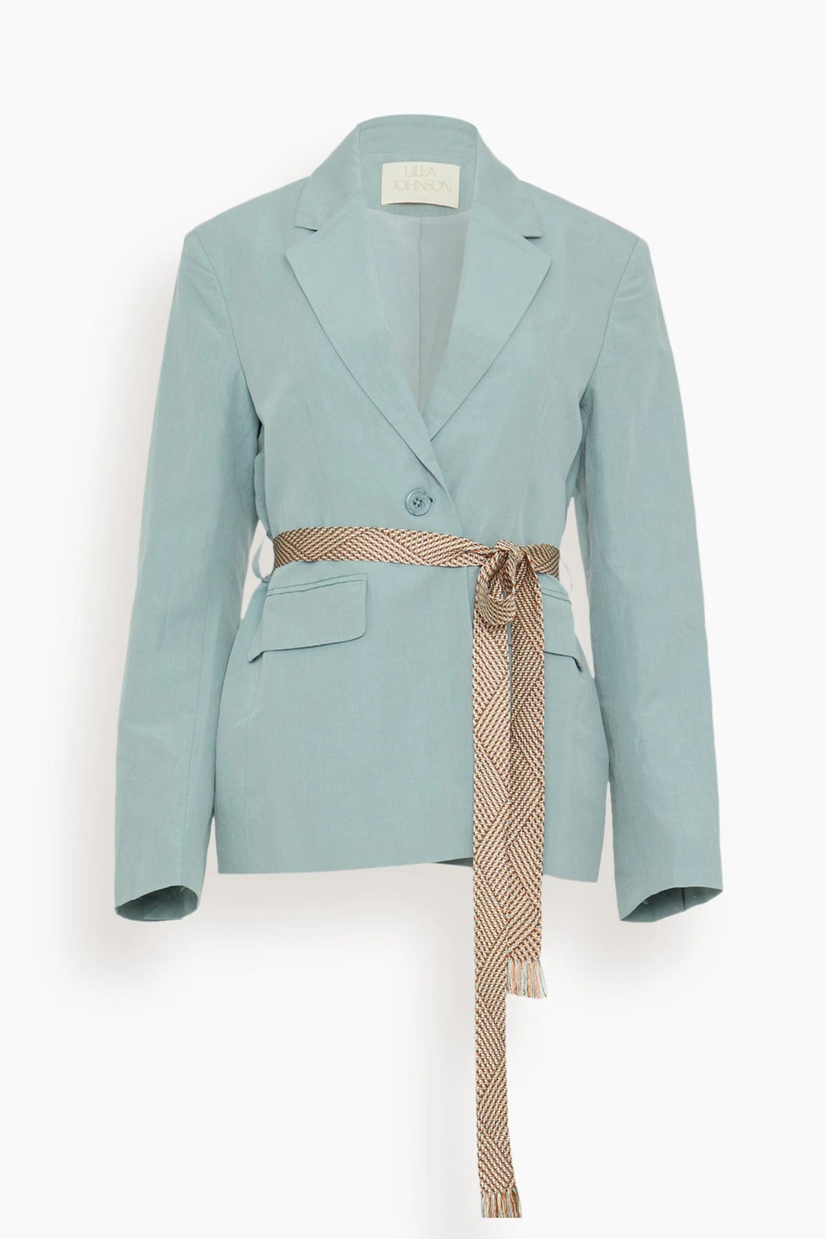 ULLA JOHNSON Ellery Jacket In Agave 1 ULLA JOHNSON Ellery Jacket In Agave