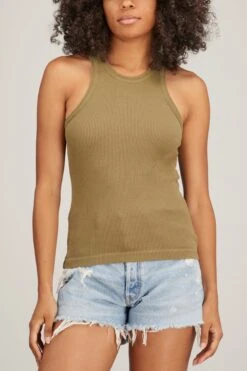 AGOLDE Bailey Tank In Uniform -Dries Van Noten Shop agolde BaileyTankinUniform 2