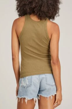 AGOLDE Bailey Tank In Uniform -Dries Van Noten Shop agolde BaileyTankinUniform 3