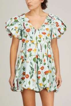 Noni Primavera Dress In Multicolor -Dries Van Noten Shop agua NoniPrimaveraDressinMulticolor 2