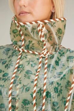 Abigail Raincoat In Green -Dries Van Noten Shop alemais AbigailRaincoatinGreen 4