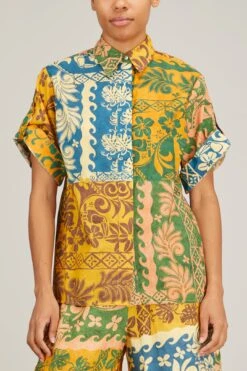 Archie Shirt In Multi -Dries Van Noten Shop alemais archie shirt in multi 2