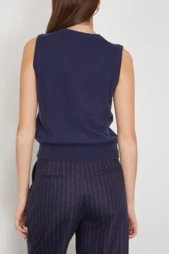 ALLUDE RD Sweater 0/1 In Sapphire -Dries Van Noten Shop allude RDSweater01inSapphire 3