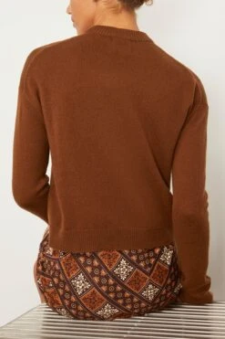 ALLUDE RD Sweater In Brown -Dries Van Noten Shop allude RDSweaterinBrown 3