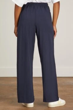 American Vintage Laweville Pant In Navy Vintage -Dries Van Noten Shop american LawevillePantinNavyVintage 3