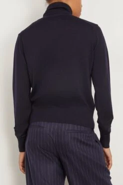 Red Ami De Coeur Sweater In Night Blue 7 Red Ami De Coeur Sweater In Night Blue -Dries Van Noten Shop ami RedAmiDeCoeurSweaterinNightBlue 3