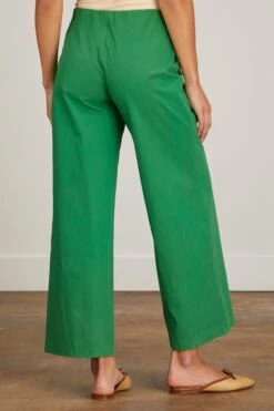 Fallon Pull On Pant In Kelly Green -Dries Van Noten Shop ann mashburn fallon pull on pant in kelly green 3