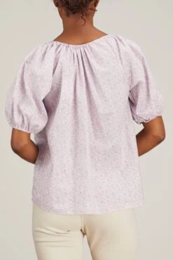 Rosaline Top In Lilac Danjo Coast -Dries Van Noten Shop ann mashburn rosaline top in lilac danjo coast 3