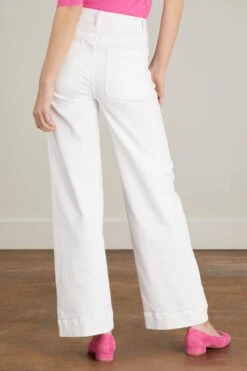 Column Patch Pocket Jean In White -Dries Van Noten Shop annmashburn ColumnPatchPocketJeaninWhite 3