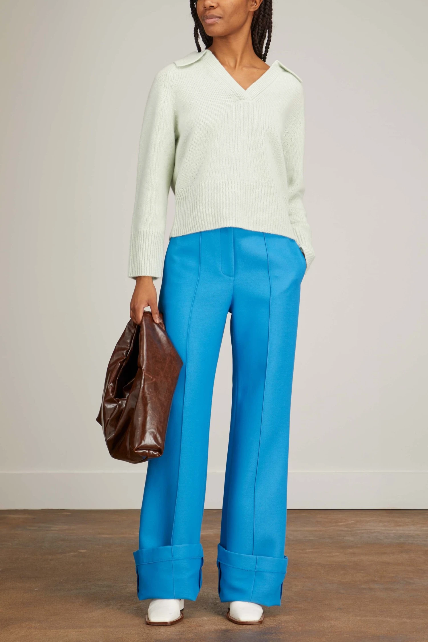 Clifton Gate Jumper In Hint Of Mint 2 Clifton Gate Jumper In Hint Of Mint - Image 2