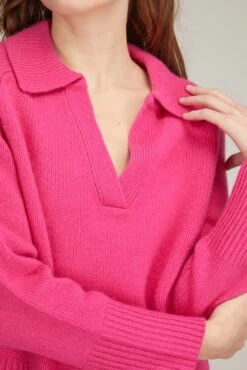 Clifton Gate Jumper In Hot Fuchsia -Dries Van Noten Shop arch4 clifton gate jumper in hot fuchsia 4 1