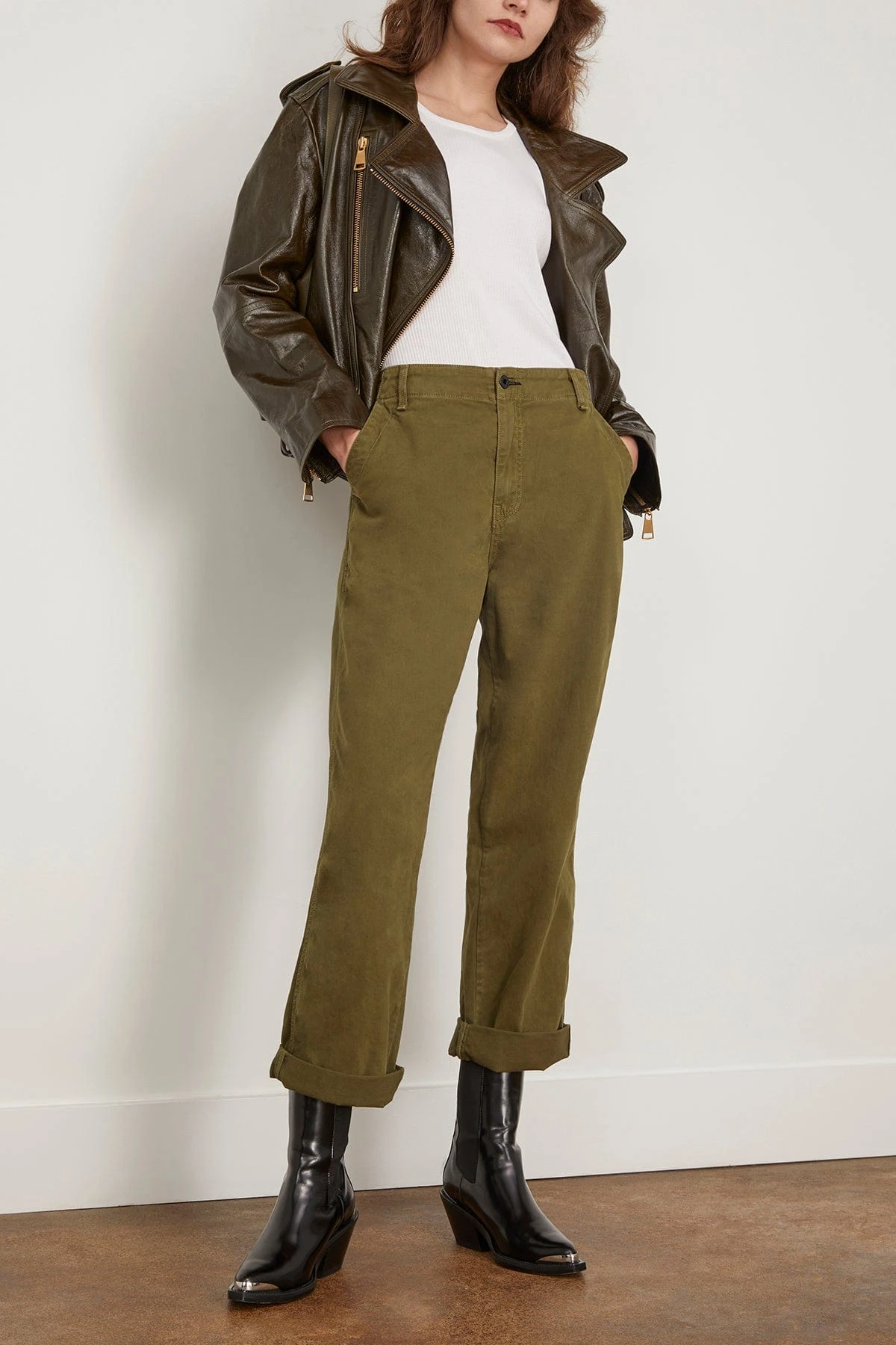 Chino Twill Pant In Fatigue 2 Chino Twill Pant In Fatigue - Image 2