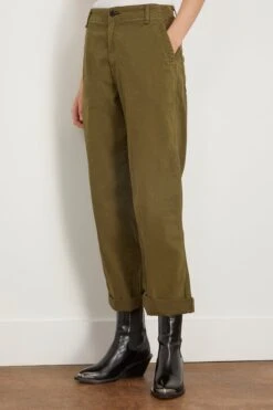 Chino Twill Pant In Fatigue 6 Chino Twill Pant In Fatigue -Dries Van Noten Shop askk ChinoTwillPantinFatigue 2