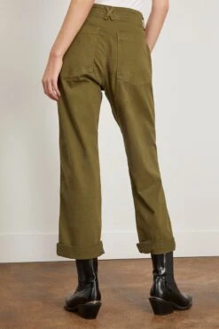 Chino Twill Pant In Fatigue 7 Chino Twill Pant In Fatigue -Dries Van Noten Shop askk ChinoTwillPantinFatigue 3