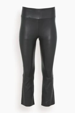 Crop Flare Legging In Black