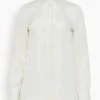 Icon Blouse In Ivory Silk