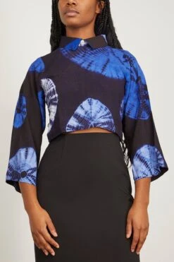 Adedara Top In Blue-Multi 6 Adedara Top In Blue-Multi -Dries Van Noten Shop busayo AdedaraTopinBlue Multi 2