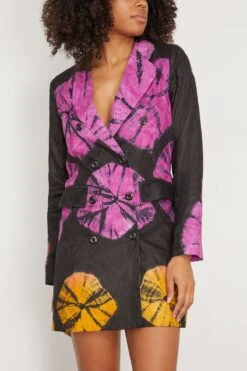 Demi Dress In Black Multi -Dries Van Noten Shop busayo DemiDressinBlackMulti 2