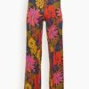 Giudecca Pant In Hibiscus