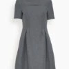 DOROTHEE SCHUMACHER Modern Softness Dress In Charcoal Grey Melange