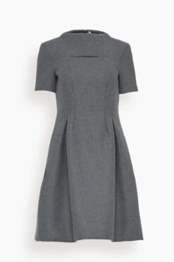 DOROTHEE SCHUMACHER Modern Softness Dress In Charcoal Grey Melange