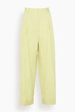 Dries Van Noten Partan Pant In Yellow