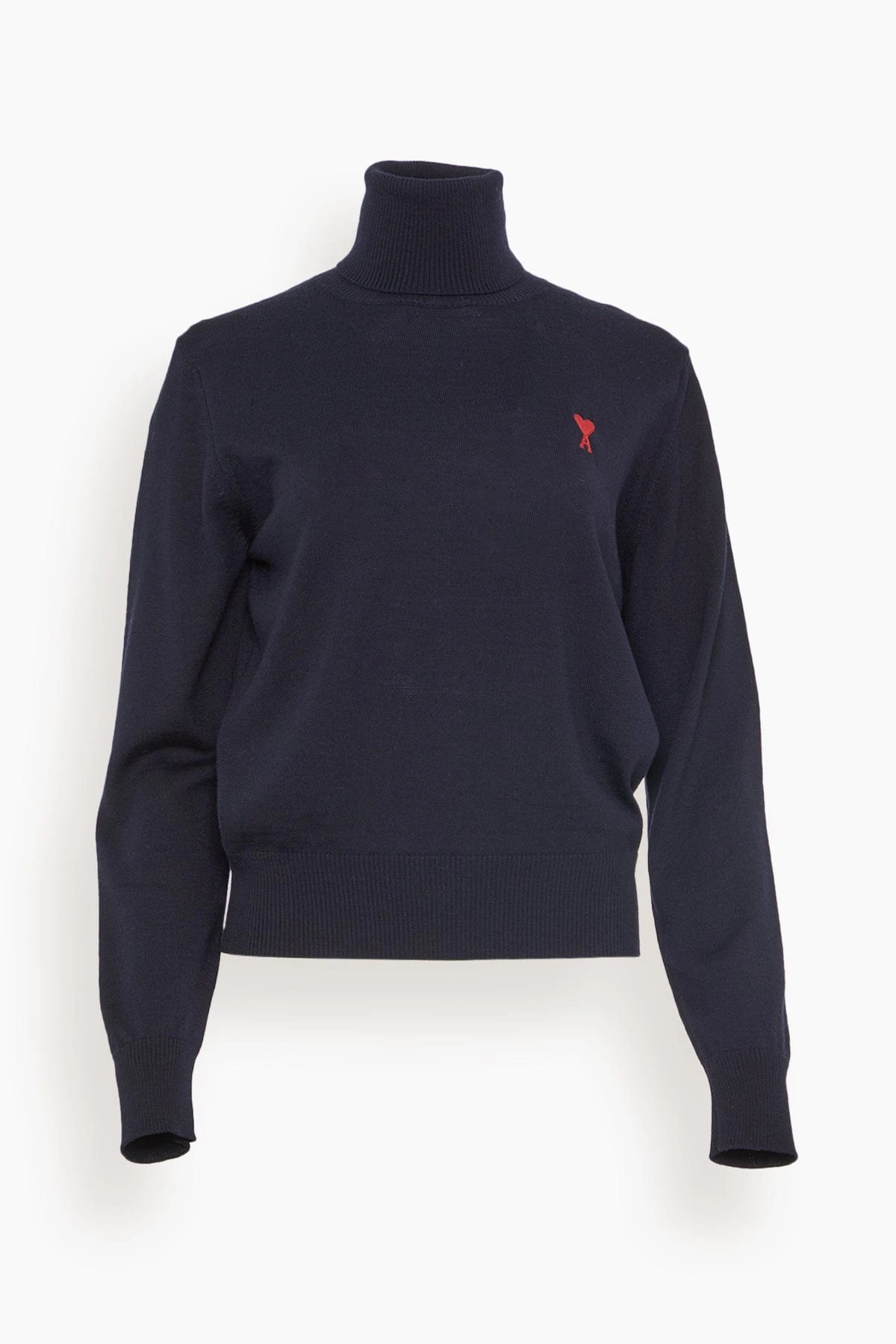 Red Ami De Coeur Sweater In Night Blue 1 Red Ami De Coeur Sweater In Night Blue