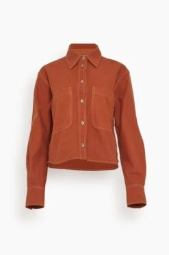 Pascal Top In Terracotta