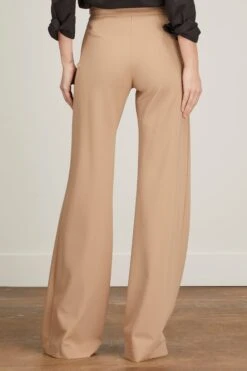 Anouk A-Line Pant In Taupe 8 Anouk A-Line Pant In Taupe -Dries Van Noten Shop callas milano anouk aline pant in taupe 3