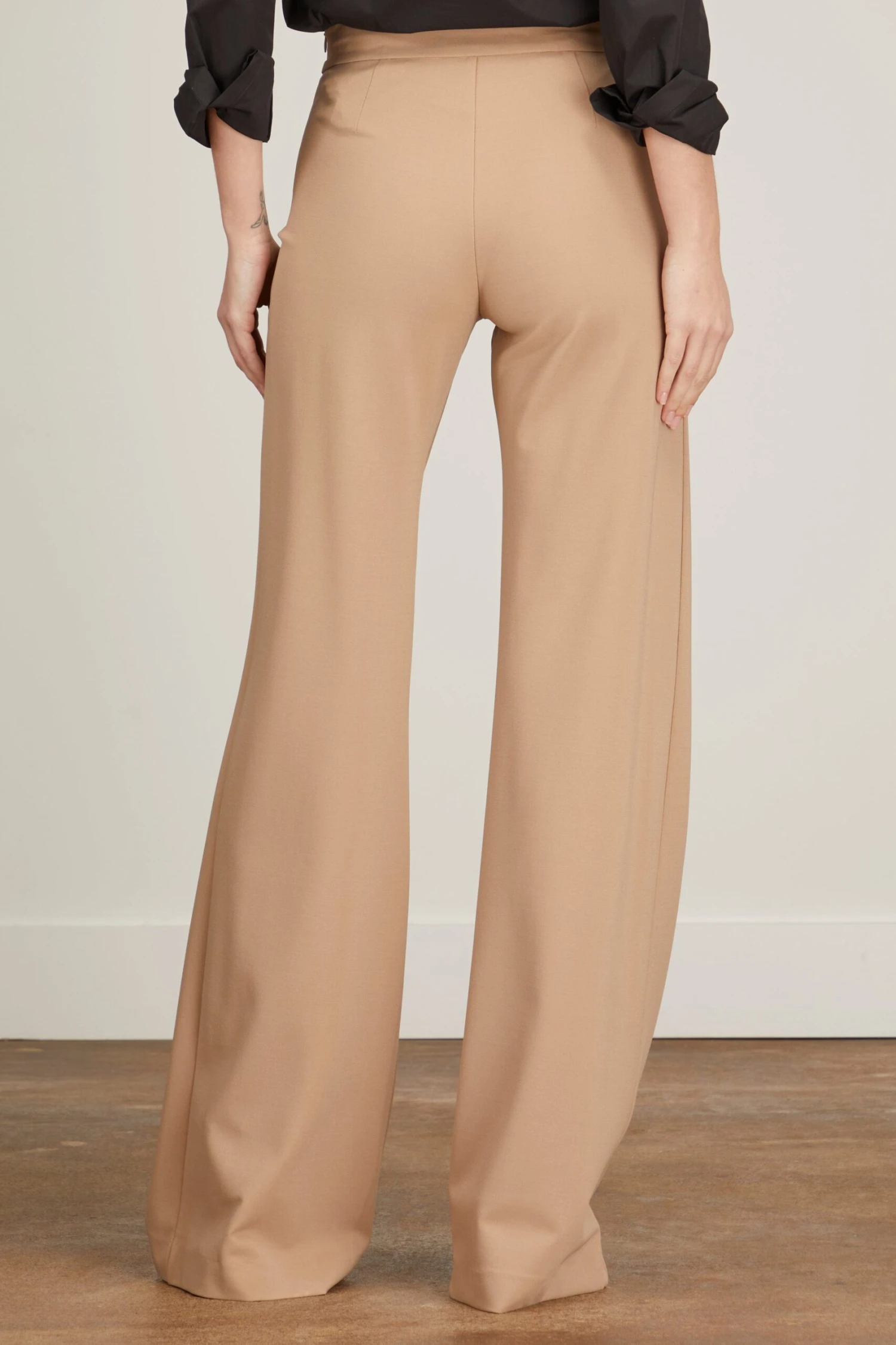 Anouk A-Line Pant In Taupe 4 Anouk A-Line Pant In Taupe - Image 4