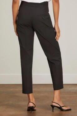 Gaia Poplin Trouser In Black -Dries Van Noten Shop callasmilano GaiaPoplinTrouserinBlack 3