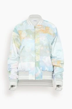 The Silk Bomber Jacket In Under The Water