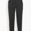Gaia Poplin Trouser In Black