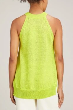Kuhra Top In Lime -Dries Van Noten Shop christian wijnants khura top in lime 3
