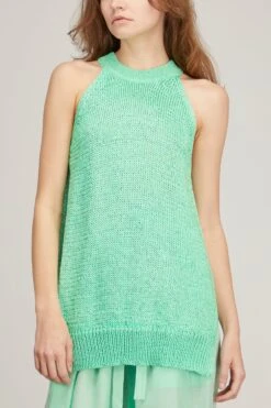 Kuhra Top In Mint -Dries Van Noten Shop christian wijnants khura top in mint 2