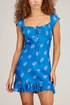 Narni Dress In Deep Blue 7 Narni Dress In Deep Blue -Dries Van Noten Shop ciao lucia narni dress in deep blue 2